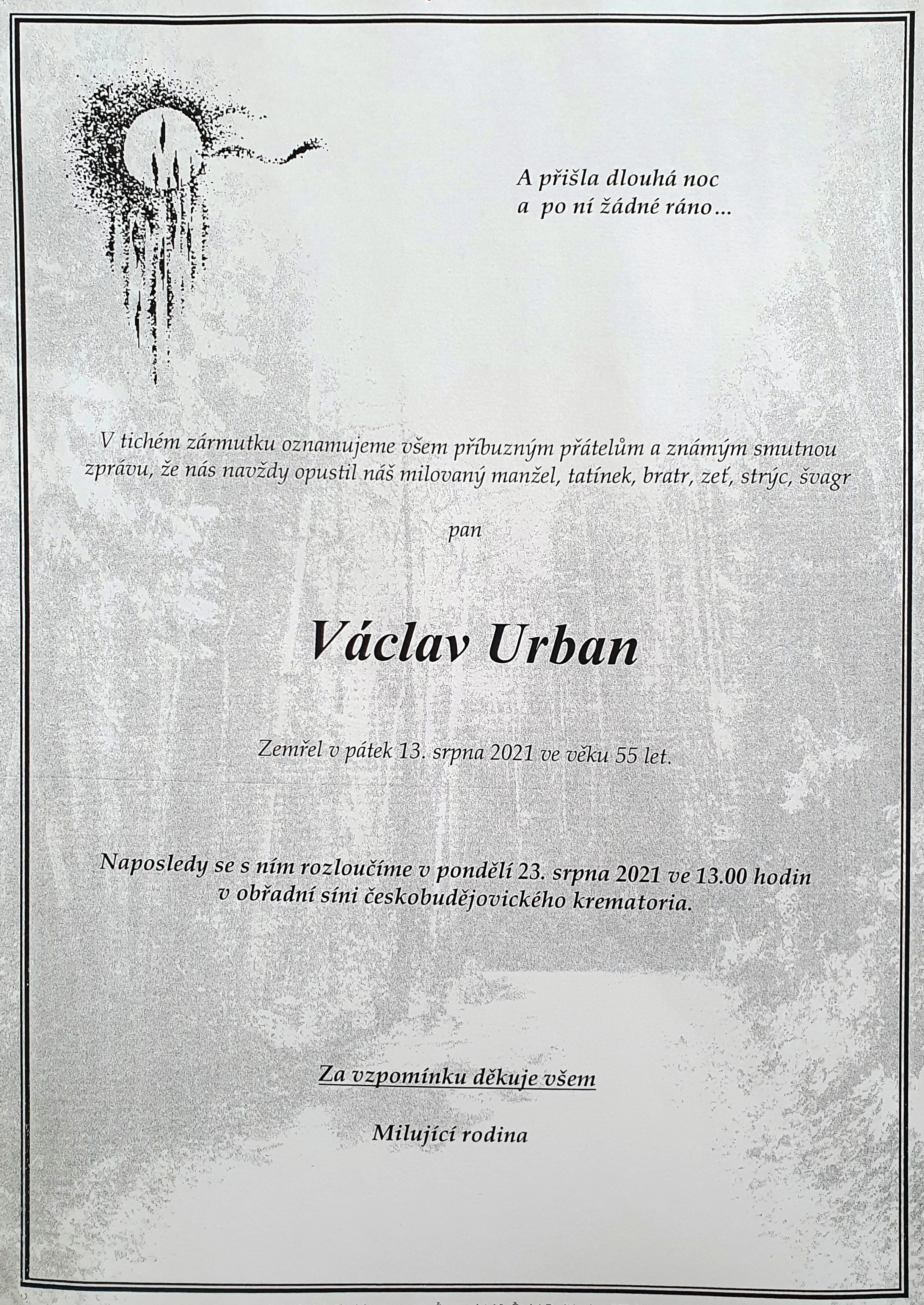 Smutná zpráva z českobudějovické záchranné služby